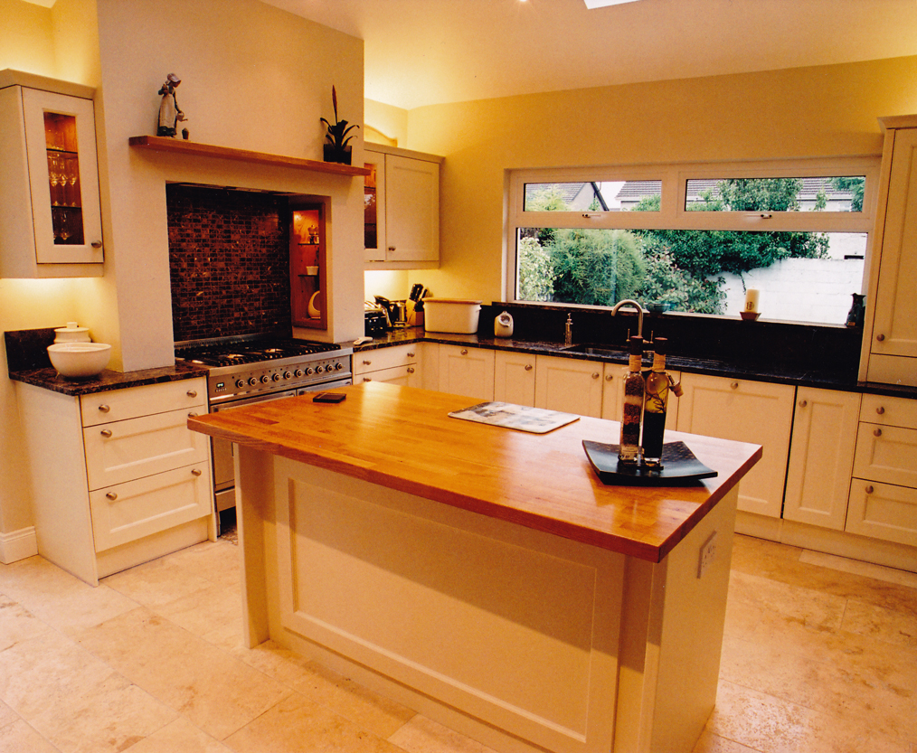 painted kitchen